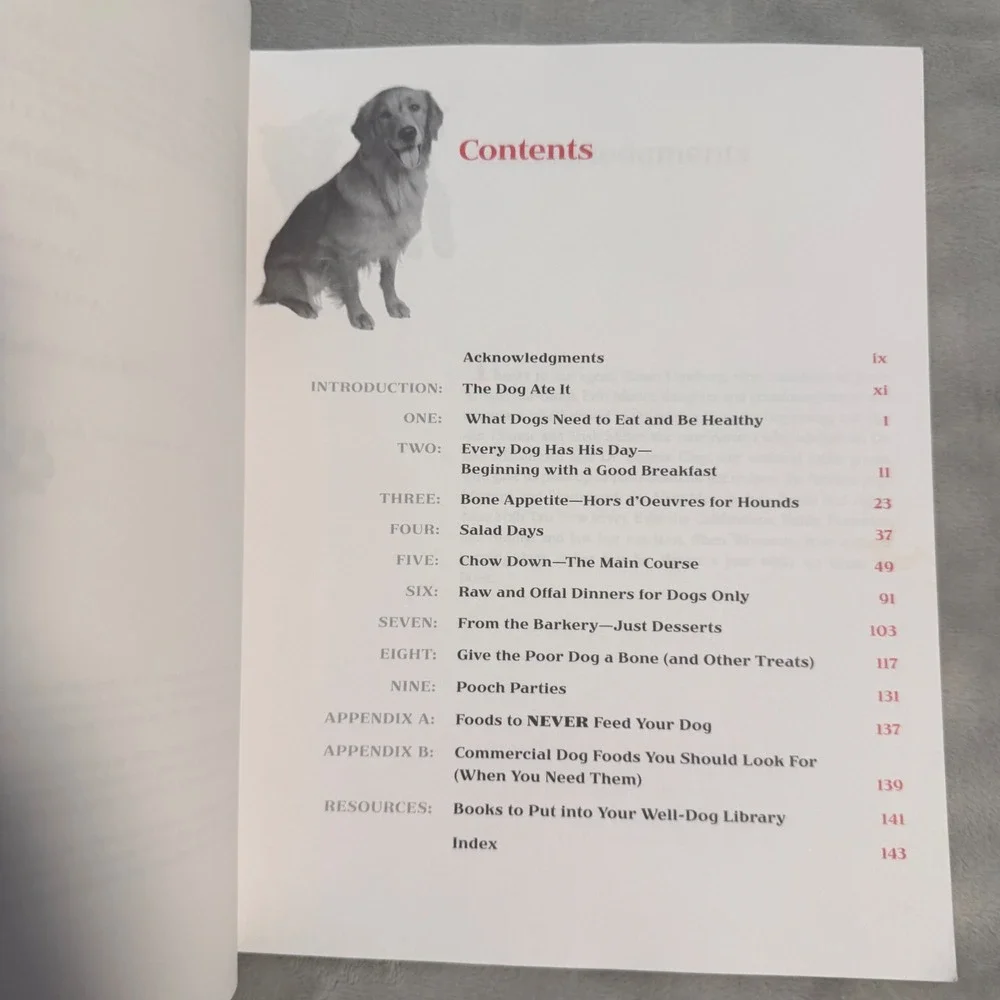 The Dog Ate It Cookbook Dog Recipes Eckhardt Bradley 2006 First Printing